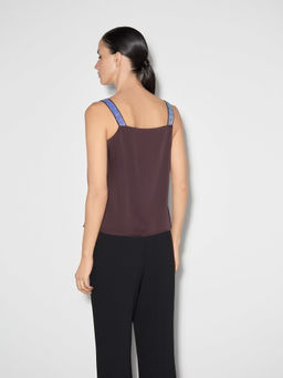 Однотонный топ B2994/patel - Emka фото 6