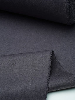 Шерсть пальтовая двухсторонняя, двухслойная цв.Серо-фиолетовый флер, ш.1.5м, шерсть-40%, п/э-60% - Купава фото 6