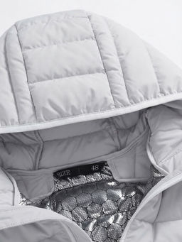 Куртка мужская удлинённая стёганая с капюшоном и графеновой подкладкой утеплитель тинсулейт