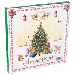 ТАРЕЛКА ЗАКУСОЧНАЯ LEFARD ЕЛКА 20,5 СМ ЗЕЛЕНАЯ  фото 2