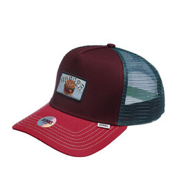 Бейсболка DJINNS арт. HFT Cap Food Burger (бордовый)