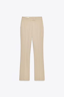LOW-RISE FLARE TROUSERS - Zara фото 5