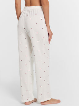 Пижама женская белая с принтом сердечки - Mark formelle фото 5