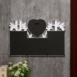 Фоторамка - коллаж на 4 фото 10?10, 10?15 см Я люблю тебя, пластик, мультирамка, белая, 26.5?40?2.5 см