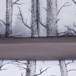 Постельное бельё Этель евро Лес 200 х217 см, 240*220 см, 70х70 см -2 шт, бязь  фото 4