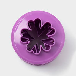 Формы для печенья Доляна Цветочки, пластик, набор 4 шт., фиолетовые фото 4