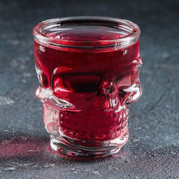 Цена за 6 шт. Стопка «Череп. Хэллоуин», 50 мл, стекло, прозрачная