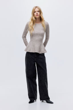 Curvy Fit Baggy High Jeans - H&m фото 9