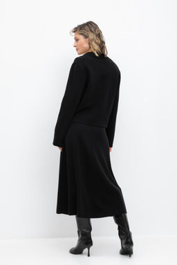 ЕВ 737/ш/черный юбка жен