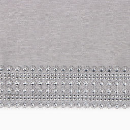 Дорожка Этель со стразами, 118×60 ±5 см, цвет серый, п/э