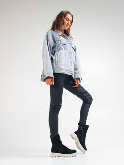 Ботинки EDART 233.1541 be. Черный замша/шерсть - Ed'art фото 8