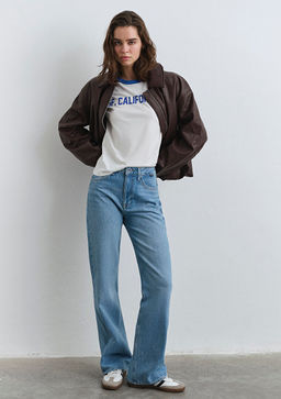 Victoria Premium Blue Indigo Mavisi Jean Pantolon  фото 3