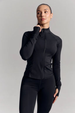 Рашгард Basic Black черный с длинным рукавом