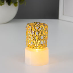 Фигурка светящаяся RISALUX «Цилиндр», LED-ночник, 0.3 Вт, 3.5×3.5×5.1 см