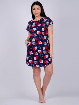 Туника "Душечка" сердце, трикотаж