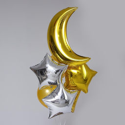 Воздушные шары, букет «С рождением мальчика», набор 7 шт.