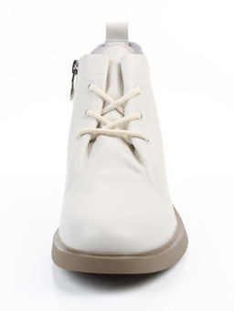 01-M43-19 LT. BEIGE Ботинки демисезонные женские (натуральная кожа)