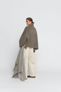 ZW COLLECTION WOOL BLEND TOPSTITCHED JACKET - Zara фото 11