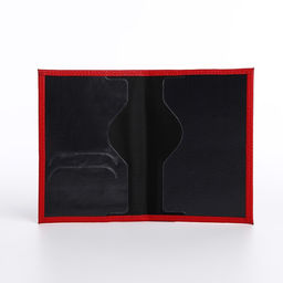 Обложка для паспорта, с гербом, красная