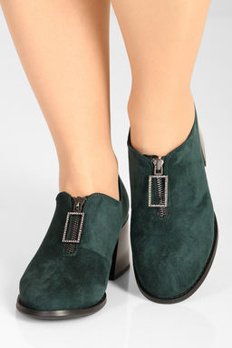 Туфли зеленые женские