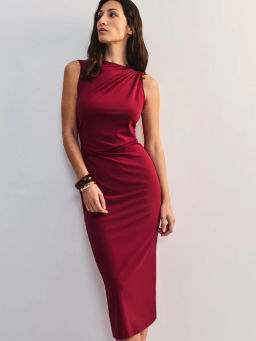 Платье длины миди с брошью ZR2605022923-77 / Zarina