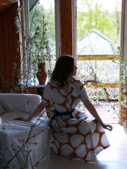 Платье белорусское летнее - Almond фото 3