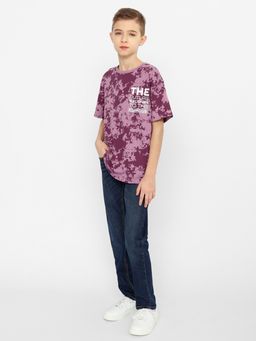 CRB wear/CSJB 63420-44-355 Футболка для мальчика,фиолетовый/Ex.Cherubino  фото 2