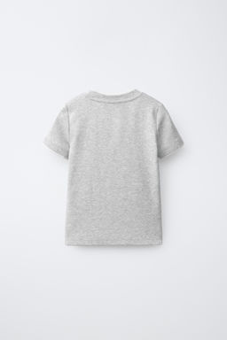 CAMISETA DOBLE CON MODAL / Gris vigor? - Zara фото 3