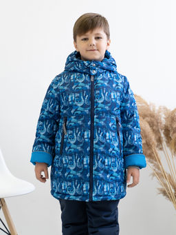 Куртка детская зимняя синяя