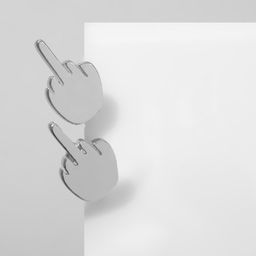 Серьги Дерзость цвет серебро