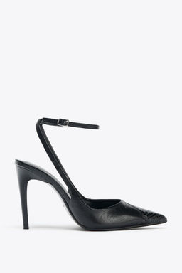 LEATHER HIGH-HEEL SHOES - Zara фото 3