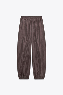 NYLON BALLOON TROUSERS - Zara фото 6