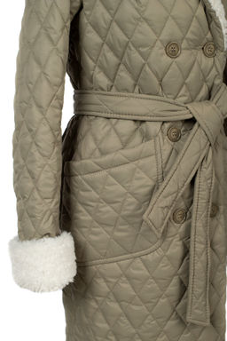 Пальто плащевка+ Утеплитель: Синтепон 150 г/м демисезонное - El podio фото 16