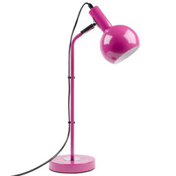 UML-B702 E14 PINK Светильник настольный, 60W. Цоколь Е14. Механический выключатель. Розовый. ТМ Uniel