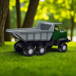 Автопарк "Самосвал большой" зелёный