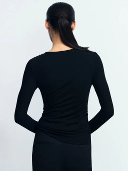 Лонгслив с декоративным узлом / Zarina фото 6