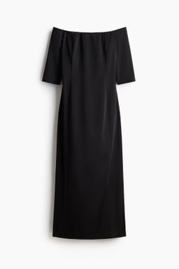 Vestido off-the-shoulder