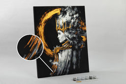 ФРЕЯ PNB/PLZ-132 Набор для раскрашивания по номерам ( с краской-металлик ) 50 х 40 см Древние чары