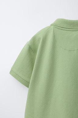 POLO B?SICO PIQU? / Verde medio - Zara фото 4