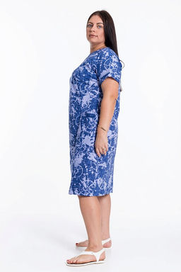 Платье М324085б синий - Елена фото 3