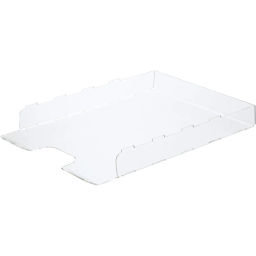 Лоток горизонтальный А3, акрил, прозрачный 55х300х420