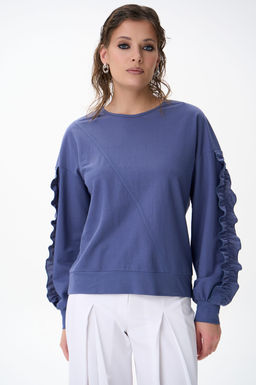 Свитшот Ния (фиалковый) - Эльза фото 3