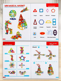 Конструктор магнитный «Мини магический магнит», 158 деталей
