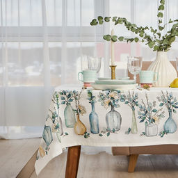 Скатерть «Этель» Flower mood, 146×110 см, 100% хлопок, репс 210 г/м²