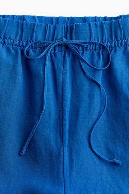 Pantalon sin cierre en mezcla de lino - H&m фото 6