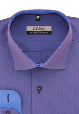 Сорочка мужская длинный рукав GREG 261/139/103/Z/1