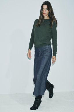 PLAIN KNIT 100% CASHMERE SWEATER - Zara фото 11