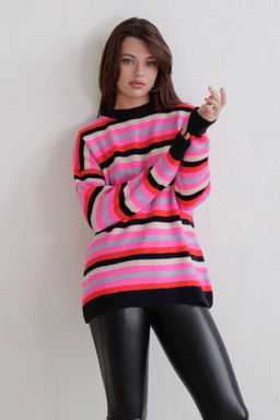 10608 Джемпер разноцветный в полоску - Martichelli фото 4