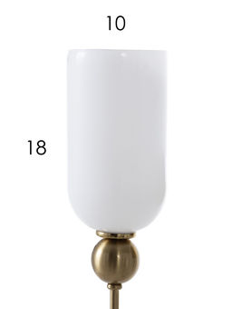 Бра G11064/1w, 1хE14, 60 Вт, медный/белый