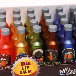 Цена за 24 шт. Бальзам для губ Beer, микс ароматов